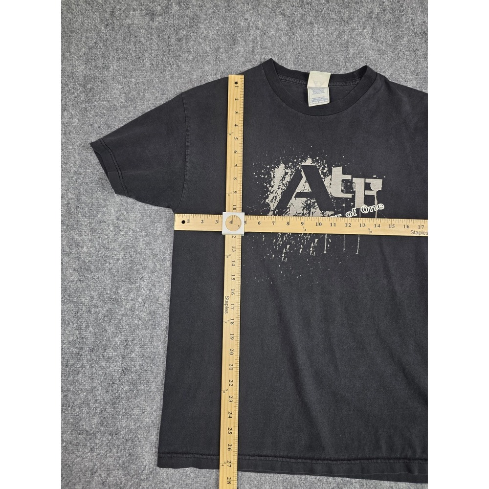 Vintage ATF Power of One Tour T-Shirt Mens L Black Graphic 03-04 Y2K - Picture 6 of 8